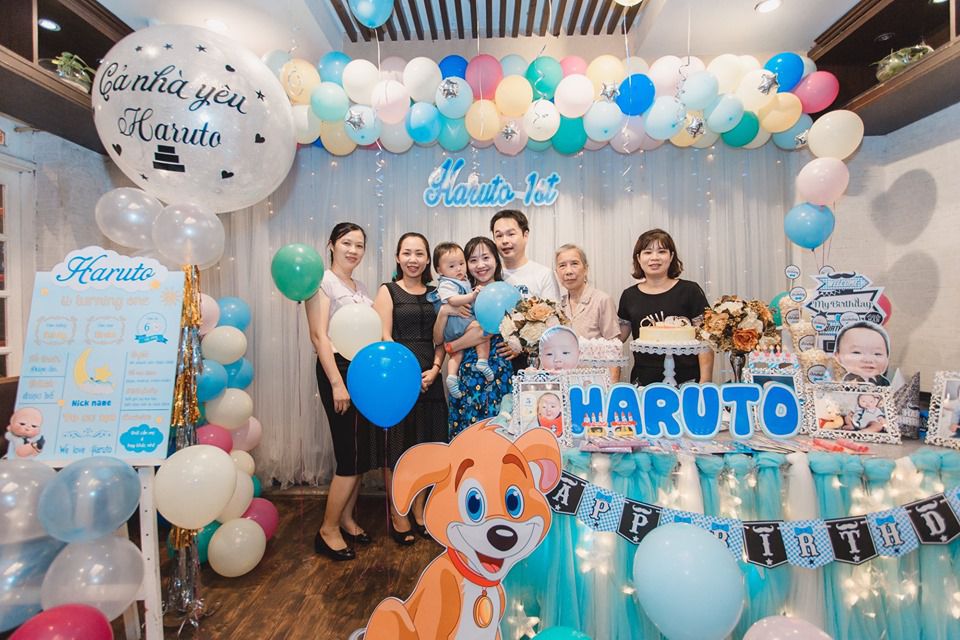 Tổ chức sinh nhật cho bé Haruto