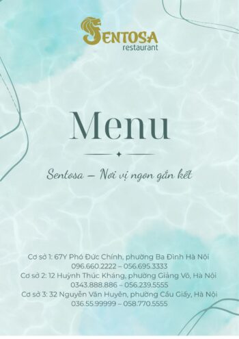 Menu Sentosa